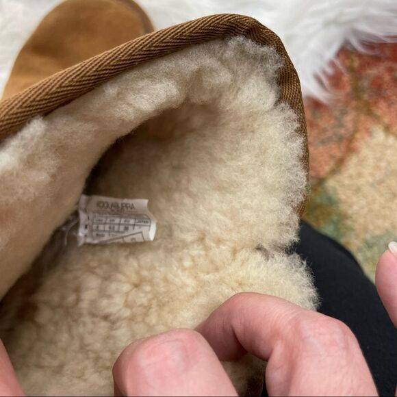 Ugg Koolaburra Victoria Tall Bow Suede Chestnut Boots 8 - Picture 11 of 11